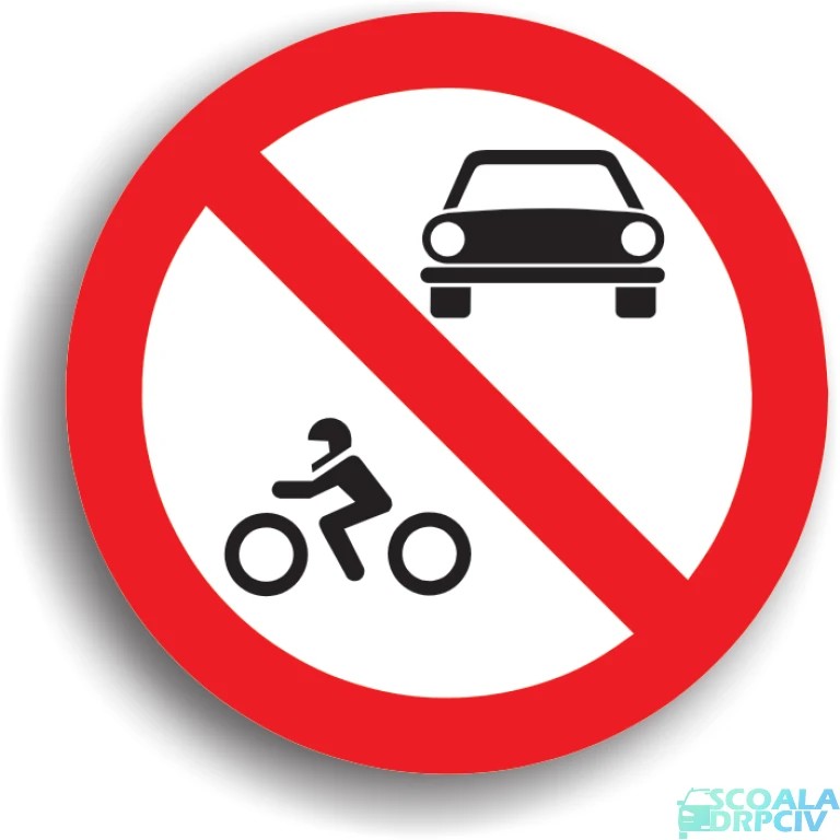 Accesul interzis autovehiculelor