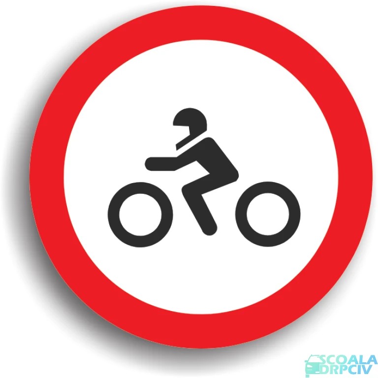 Accesul interzis motocicletelor