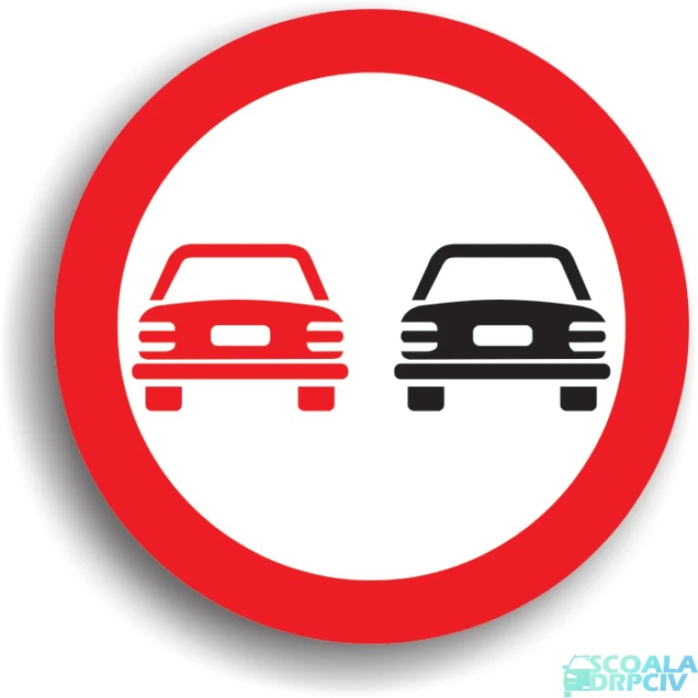 Depasirea autovehiculelor, cu exceptia motocicletelor fara atas, interzisa