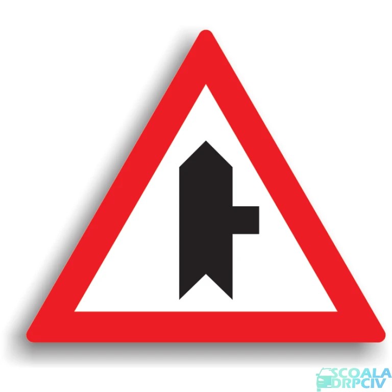 Intersectie cu un drum fara prioritate