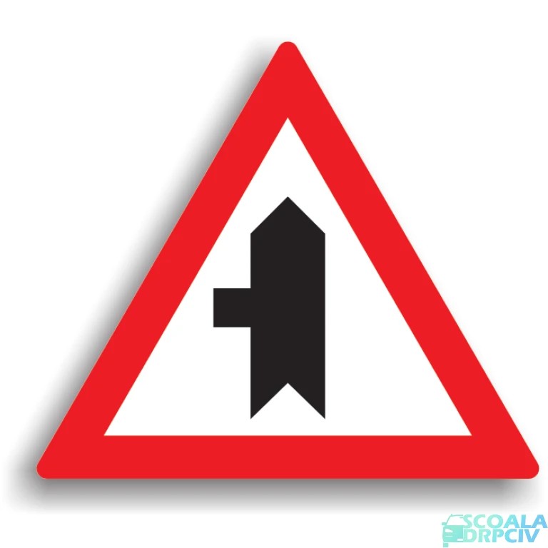 Intersectie cu un drum fara prioritate