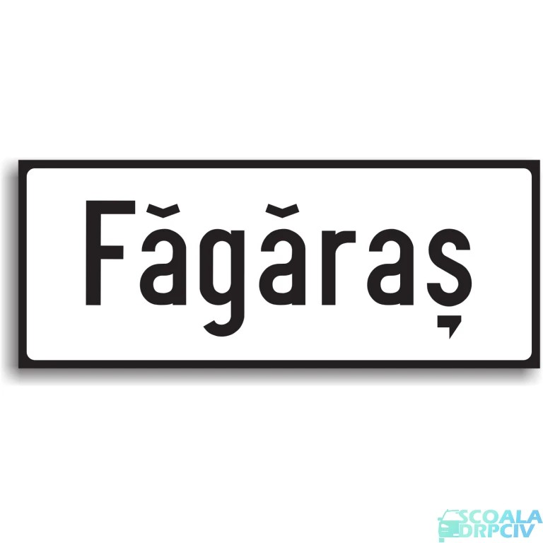 Intrare in localitate