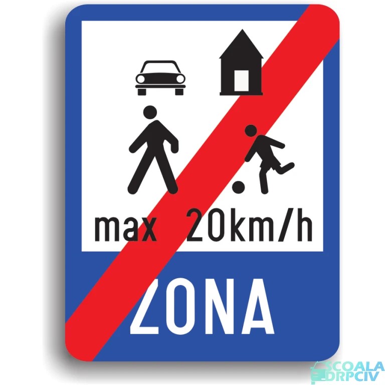 Sfarsitul zonei rezidentiale